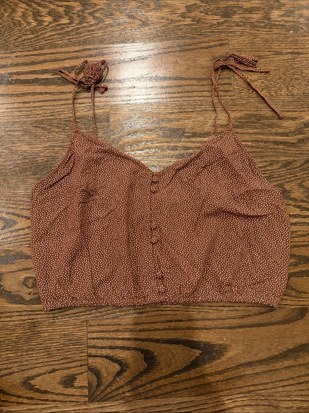 Abercrombie and Fitch Polka Dot Crop Top